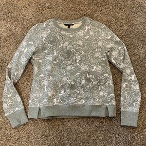 Banana Republic Embroidered Floral Sweater-Size M
